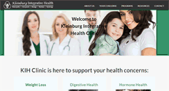 Desktop Screenshot of kihclinic.com